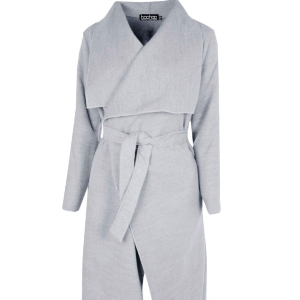 Boohoo Maxi Lenght wool look coat Plus Size